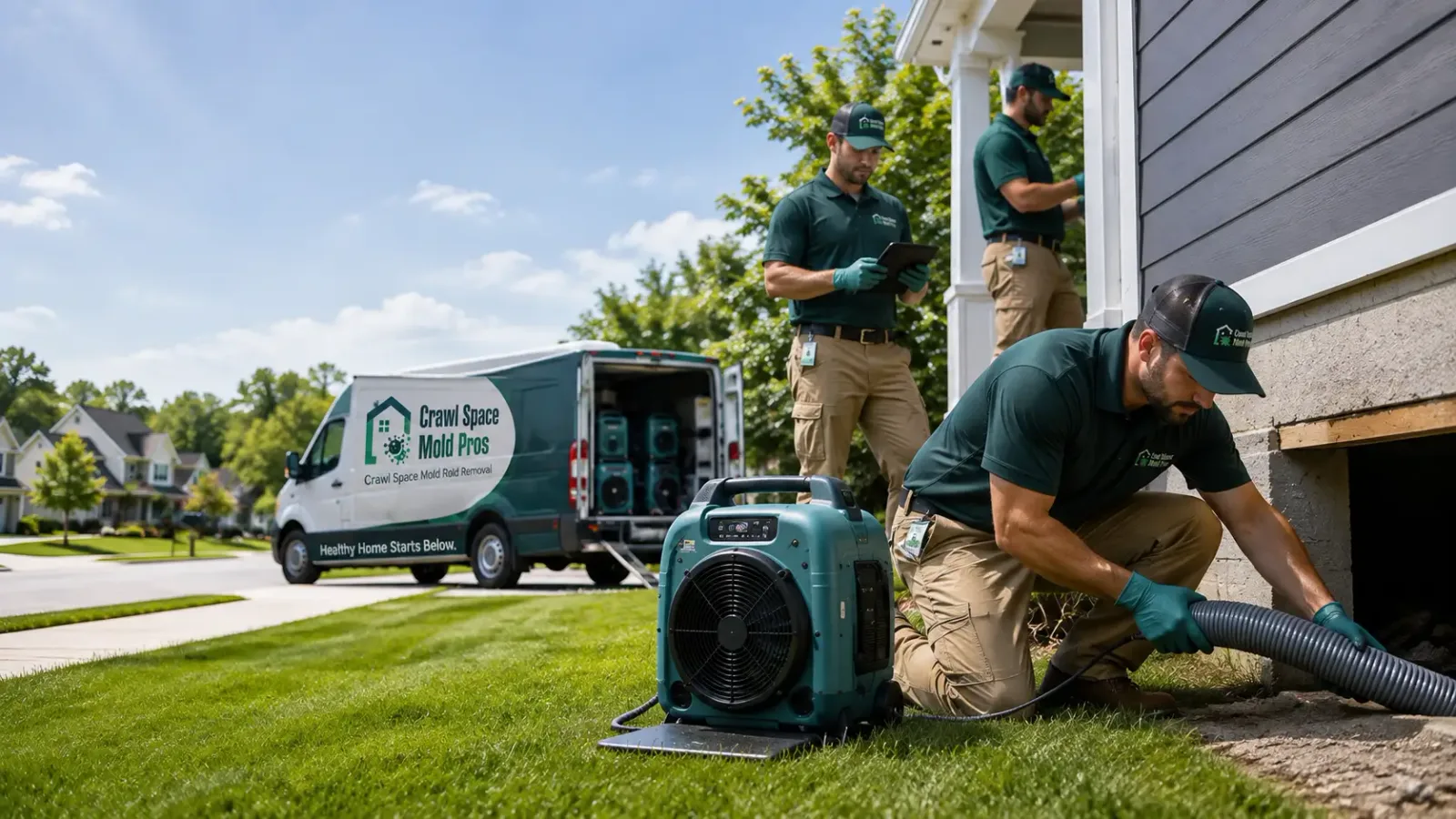 Crawl Space Mold Removal in Exeter, NH